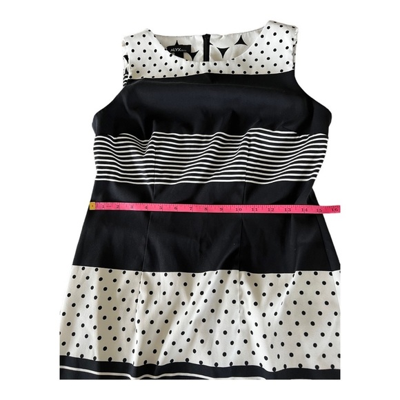 ALYX Black and White Sleeveless Shift Dress size 8 - Picture 6 of 11